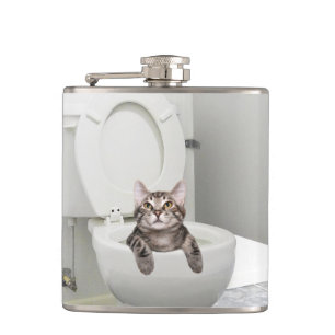 Roliga kattälskare fickplunta