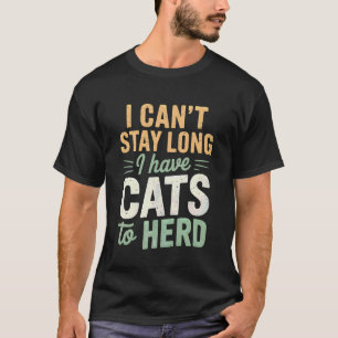 Roliga katter att driva katthumor män kvinnor barn t shirt