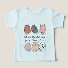 Roliga katter, söta katter t shirt
