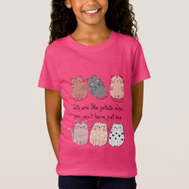 Roliga katter, söta katter t shirt
