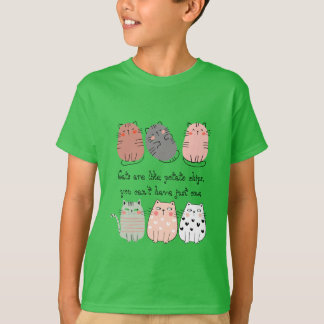 Roliga katter, söta katter t shirt
