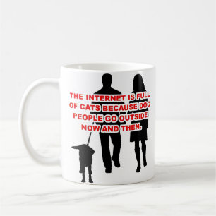 Roliga Kattmänniskor Versus Hundmänniskor Kaffe Mu Kaffemugg