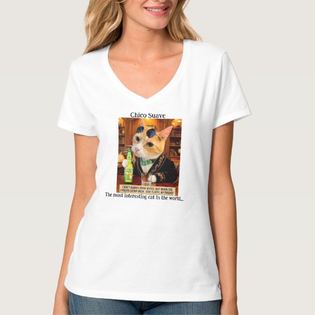 Roliga Kattmemes T Shirt (Framsida)