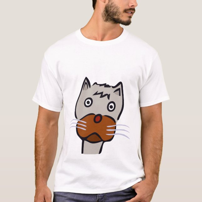 Roliga kattT-tröja, DIG KATTUNGE MIG? Tee (Framsida)