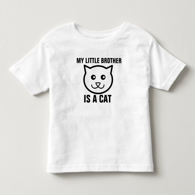 Roliga kattT-tröja för småbarn - ungar T-shirt (Framsida)