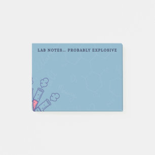 Roliga kemi-lab Post-It-lappar Post-it Block