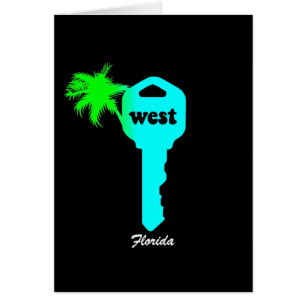 Roliga Key West Hälsningskort
