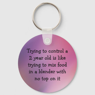 Roliga Keychain om ungar Nyckelring