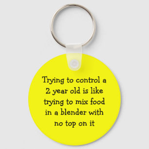 Roliga Keychain om ungar Nyckelring