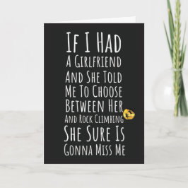 Roliga Klätterkort För Honom Män Humor Kort