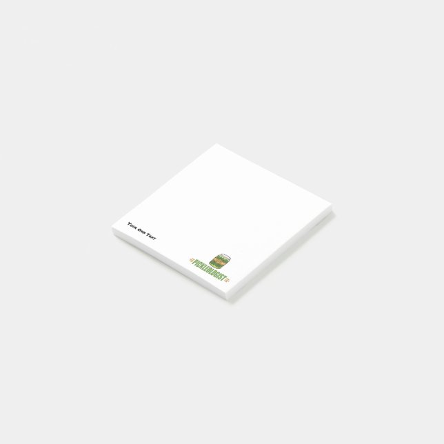 Roliga knipaälskare för PICKLEOLOGIST Post-it Block (Vinklad)