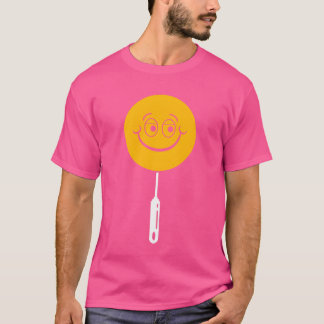 Roliga kockar instrument matlagning stekspade retr t shirt
