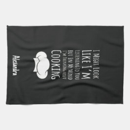Roliga kökspresenter för kockar män kvinnor anpass kökshandduk