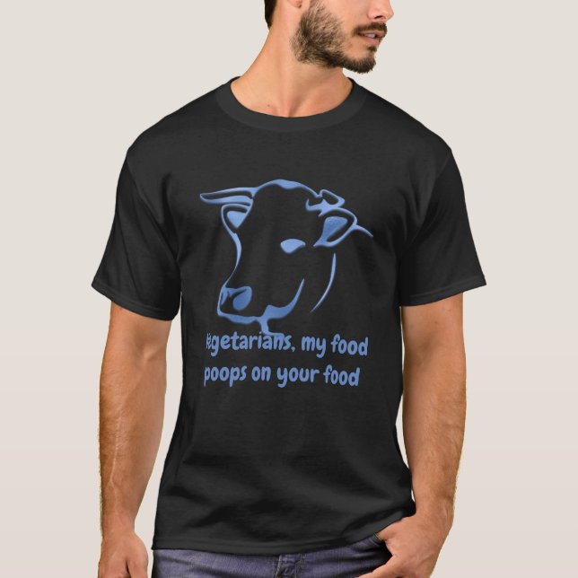 Roliga köttätare t shirt (Framsida)