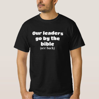 Roliga kristna politiska ledare t shirt