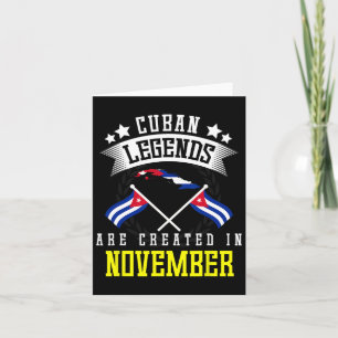 Roliga kubanska legender skapas i november Kuba  Kort