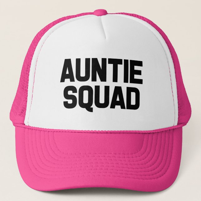 Roliga kvinna för Auntie Squad hatt Truckerkeps (Framsida)