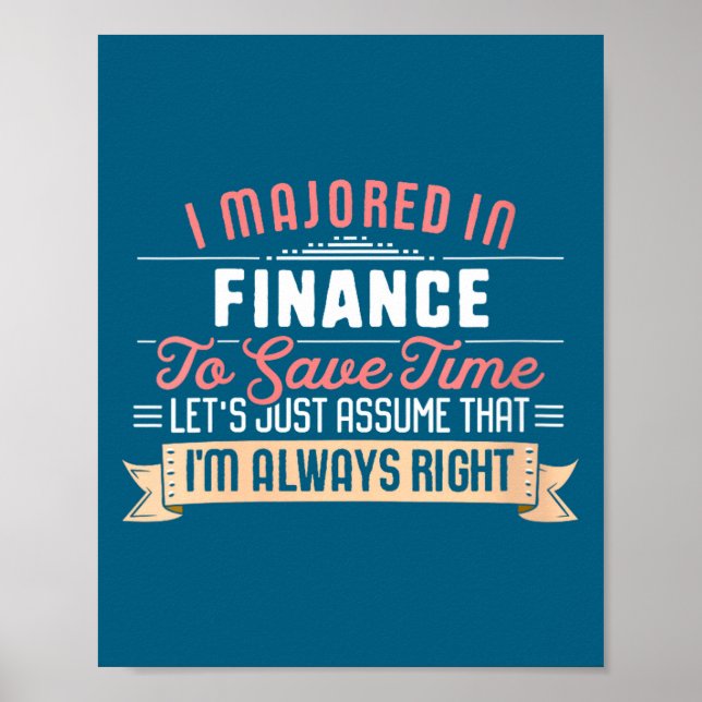 Roliga kvinnliga finansstuderande studenter  poster (Framsidan)