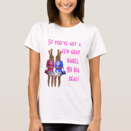 Roliga kvinnor som växer gammal humor t-shirt