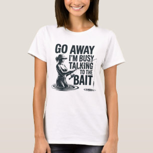Roliga Kvinnors Fiske Asocial Kvinnlig Fiskare T Shirt