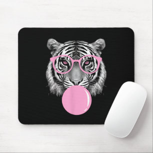 Roliga Kvinnors Tiger Glasögon & Rosa Bubblegum An Musmatta