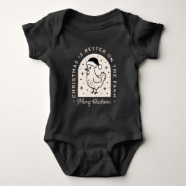 Roliga kyckling jul gård skämt fantastisk t shirt