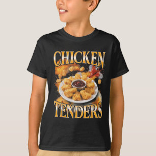 Roliga Kycklingbitar Bootleg Foodie T Shirt
