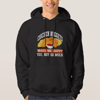 Roliga Kycklingnuggets Sarksatisk Stekt Kyckling K Hoodie