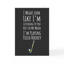 Roliga Landhockeykort Lagspelare Sporttränare