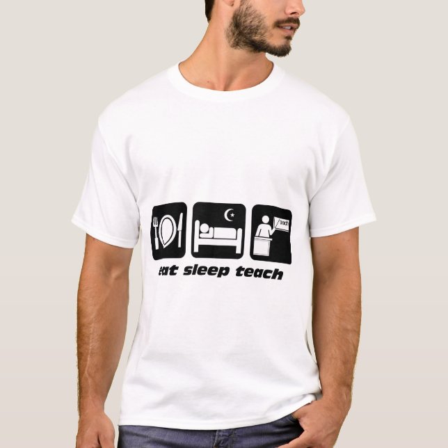 Roliga lärare tee shirt (Framsida)