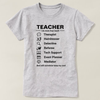 Roliga lärarjobb t shirt