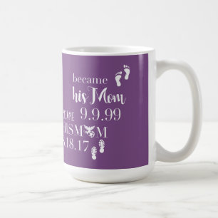 Roliga lilor blev hans mamma - sulor av foten kaffemugg