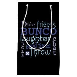 Roliga lilor för blått för typografi för Bunco