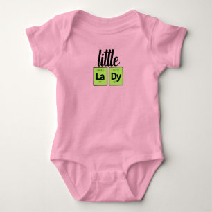 Roliga Little LaDy Periodiska Tabell Element Symbo T Shirt