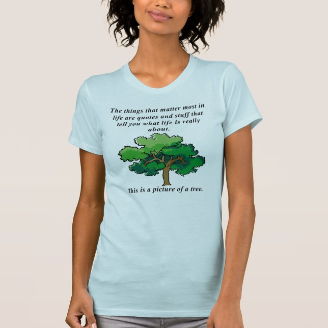 Roliga Livscitat T-Shirt Tees (Framsida)
