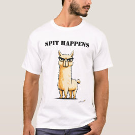 Roliga Llama T-Shirt Med Slogan