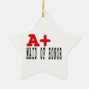 Roliga maid of honor: A+ Maid of honor Julgransprydnad Keramik