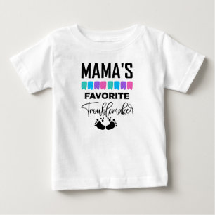 Roliga Mamas favorit bråkmakare flickor T Shirt