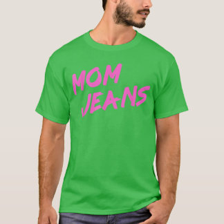 Roliga Mamma Jeans 80-tals Stil Mamma Humor vänner T Shirt