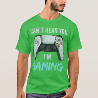 Roliga män pojkar spelande kläder Gamer Video Game T Shirt