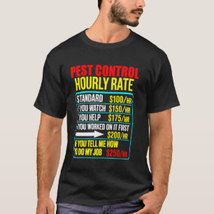 Roliga män skadedjursbekämpning exterminator utrot t shirt