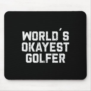 Roliga Män Världens Okejaste Golfare Golf Golf Musmatta
