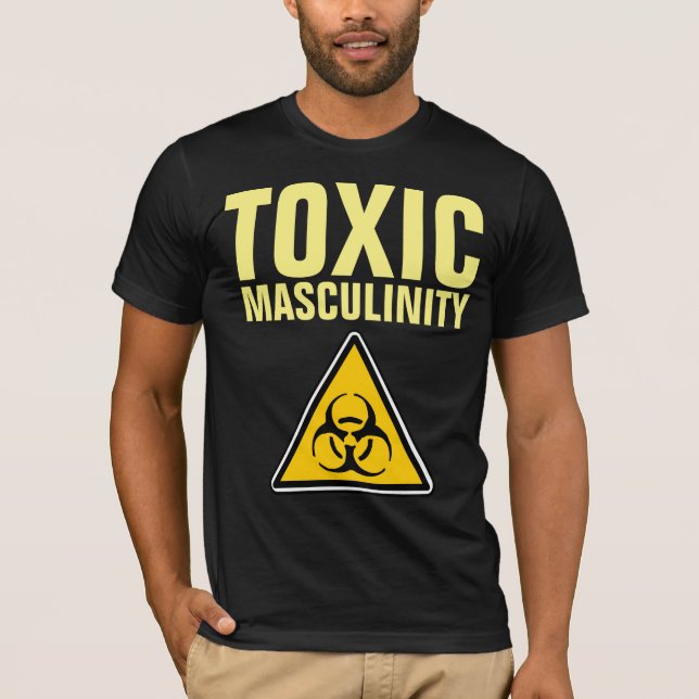 Roliga manar för GIFTLIG MASCULINITY T-tröja T Shirt (Framsida)