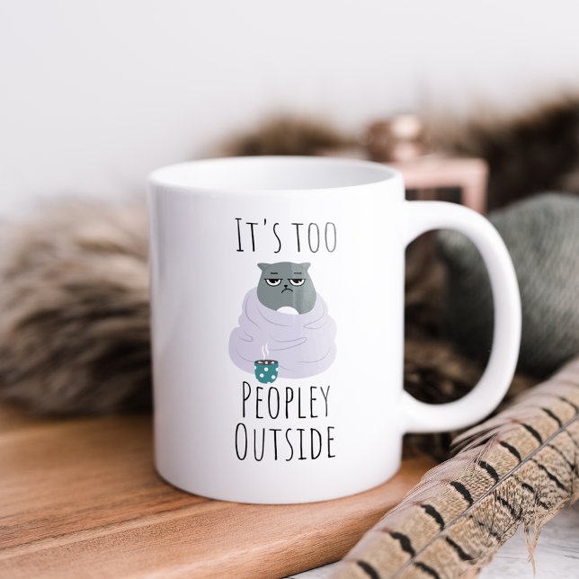 Roliga Människor Utanför Kaffe Mugg (Skapare uppladdad)