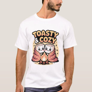 Roliga Marshmallows Rolig Camping T Shirt