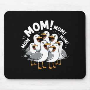 Roliga Måsar Mamma Djur Mors Dag Kvinnor Musmatta