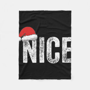 Roliga Matchande Par Naughty Nice Jul Hans Fleecefilt