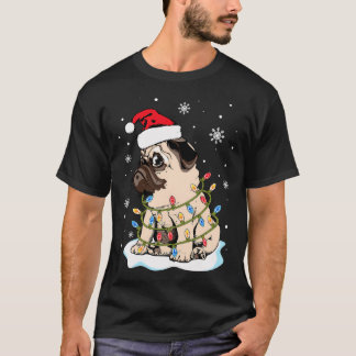 Roliga Matchande Pyjamas Hundägare Födelsedag Mops T Shirt