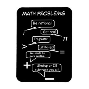 Roliga Mathproblem Magnet