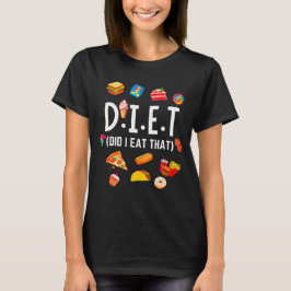 Roliga matmatfans D.I.E.T T Shirt